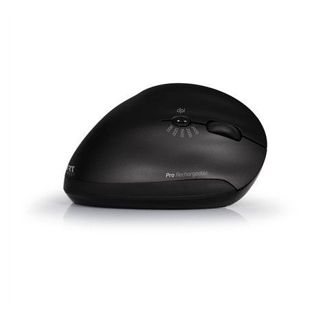 PORT CONNECT | Right handed | Rechargeable Ergonomic Mouse | Wireless | Black | 2 year(s) - 3